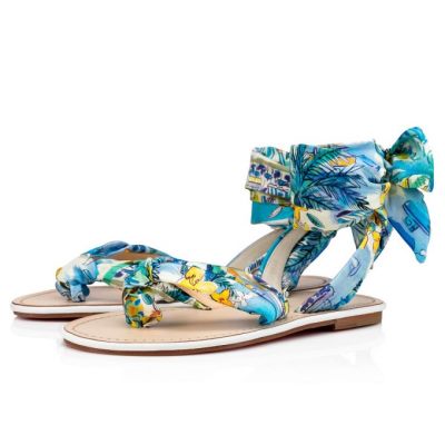 Zapatos Planos Spetsos Christian Louboutin Mujer - Multicolor/Blancos - 1210721BK01
